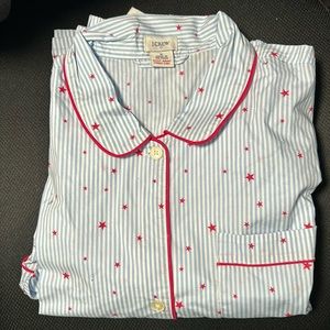 NWOT J. Crew shorts pajama set